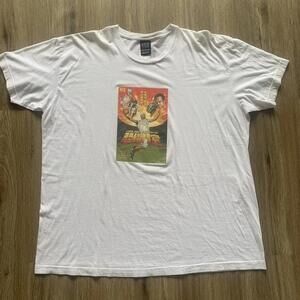 Lebron James In Chamber Of Fear White Graphic Tee Shirt  Promo